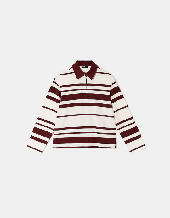 TALLY WEiJL, T-shirt a righe bordeaux for Women