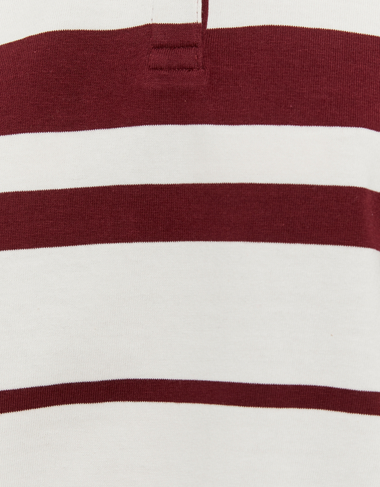 TALLY WEiJL, T-shirt a righe bordeaux for Women