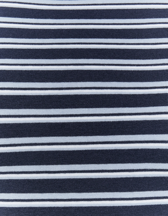 TALLY WEiJL, Gestreiftes Baumwoll T-Shirt mit U-Boot-Ausschnitt for Women