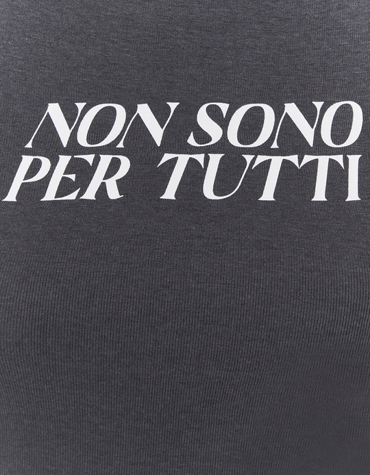 TALLY WEiJL, T-Shirt Grigia Stampata for Women