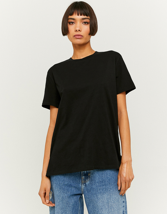 TALLY WEiJL, T-shirt Basique Noir for Women