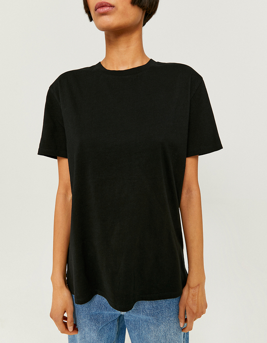 TALLY WEiJL, Schwarzes Basic T-Shirt for Women
