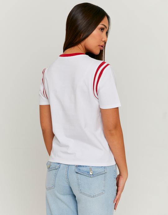 TALLY WEiJL, Weißes Print-T-Shirt for Women