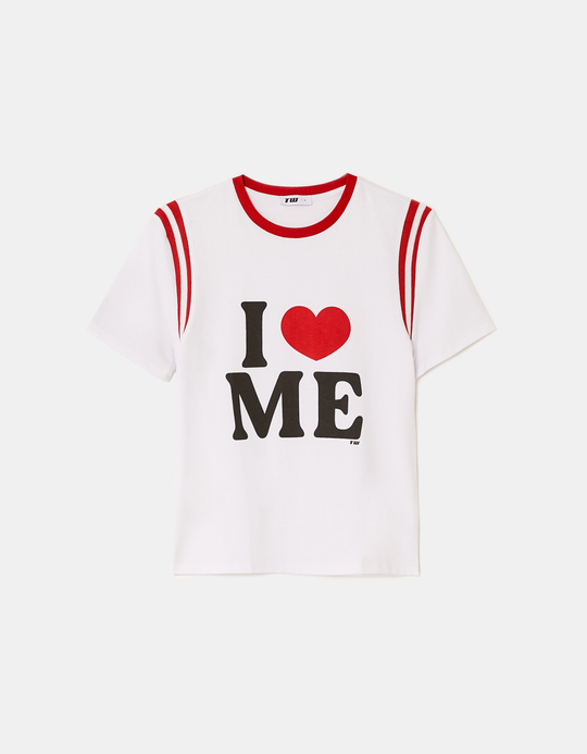 TALLY WEiJL, Weißes Print-T-Shirt for Women
