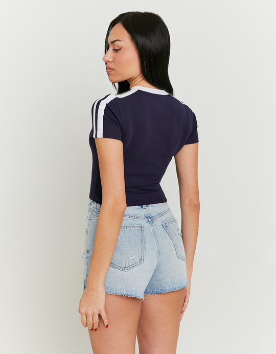 TALLY WEiJL, T-shirt Μπλε με στάμπα for Women