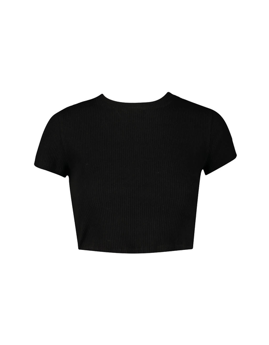 TALLY WEiJL, Maglietta a Maniche Corte Nera for Women
