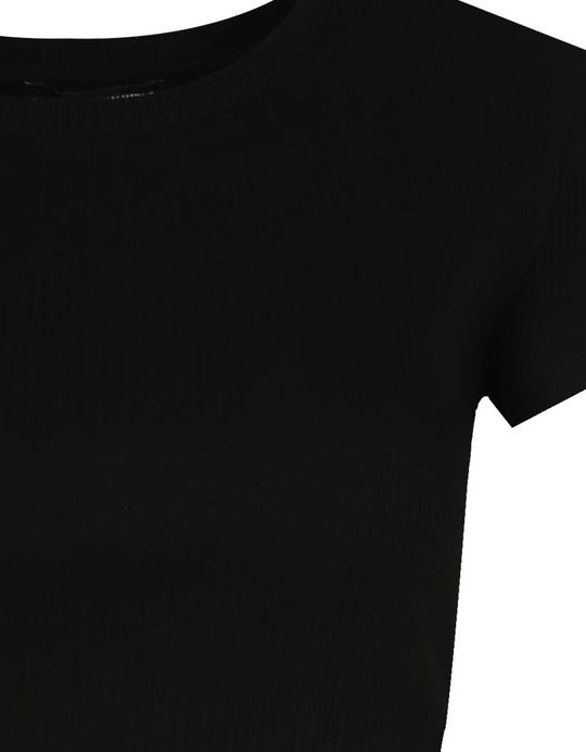 TALLY WEiJL, Maglietta a Maniche Corte Nera for Women