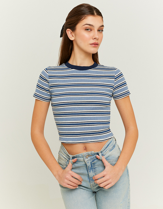 TALLY WEiJL, T-shirt court à rayures for Women