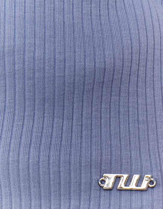 TALLY WEiJL, Blue Basic Regular Fit T-shirt for Women