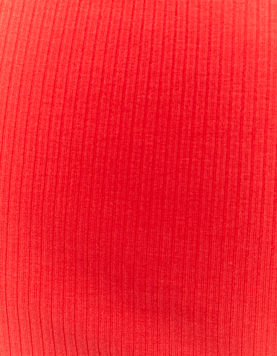 TALLY WEiJL, Red Basic Reglar Fit T-shirt for Women