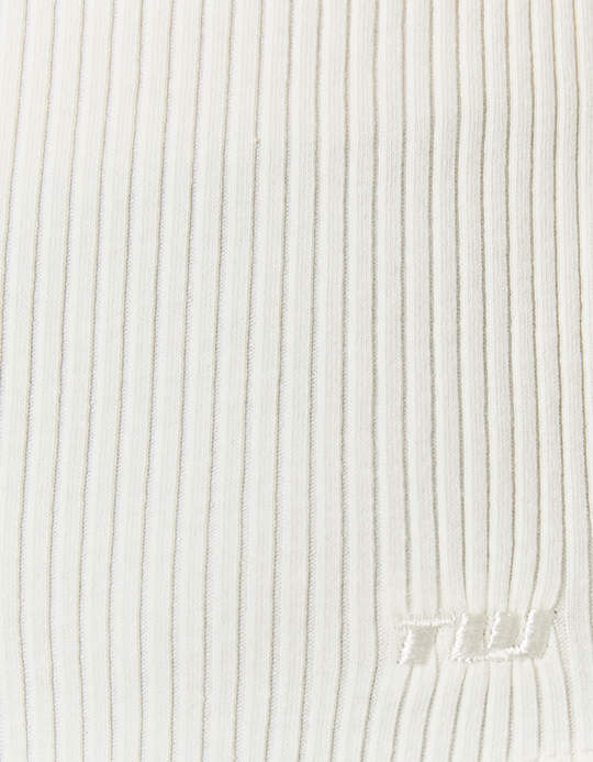 TALLY WEiJL, White Basic Regular Fit T-shirt for Women