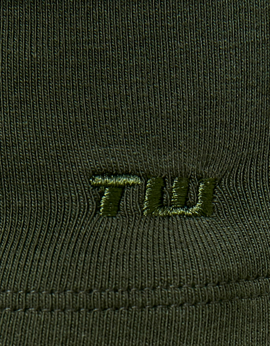 TALLY WEiJL, Basic Green T-shirt with Long Sleeves for Women