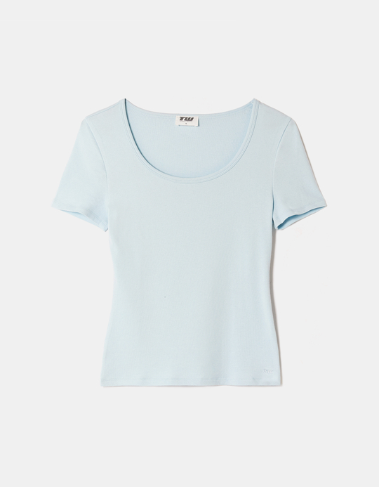 TALLY WEiJL, Blue Basic T-shirt for Women