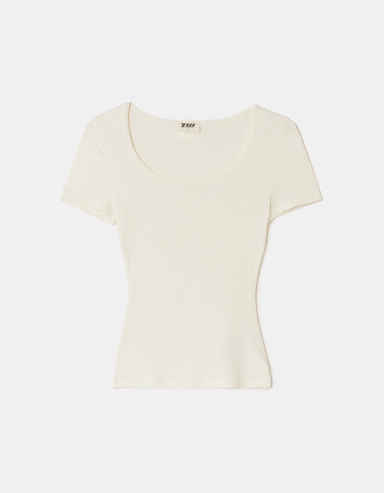 TALLY WEiJL, T-shirt basic bianca for Women