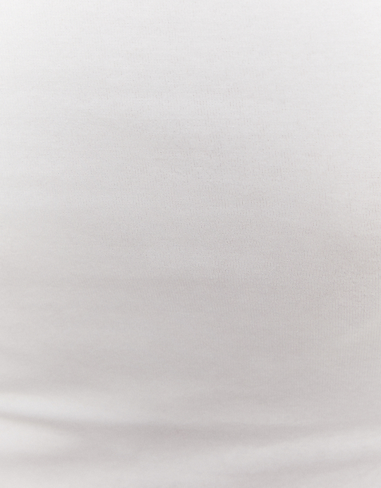 TALLY WEiJL, White Ruffles Printed Top for Women