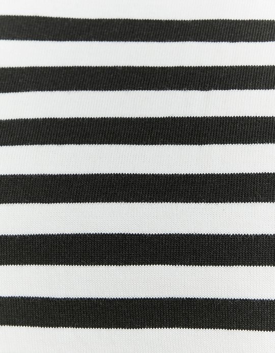 TALLY WEiJL, Black Striped T-Shirt for Women