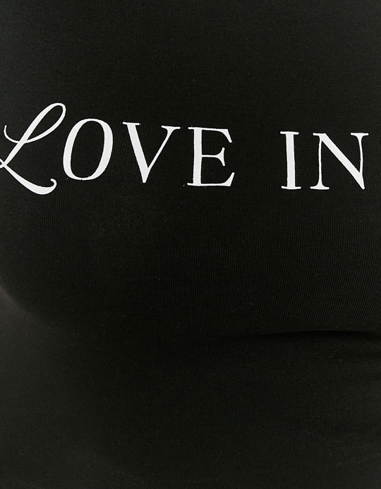 TALLY WEiJL, Black Printed T-shirt for Women