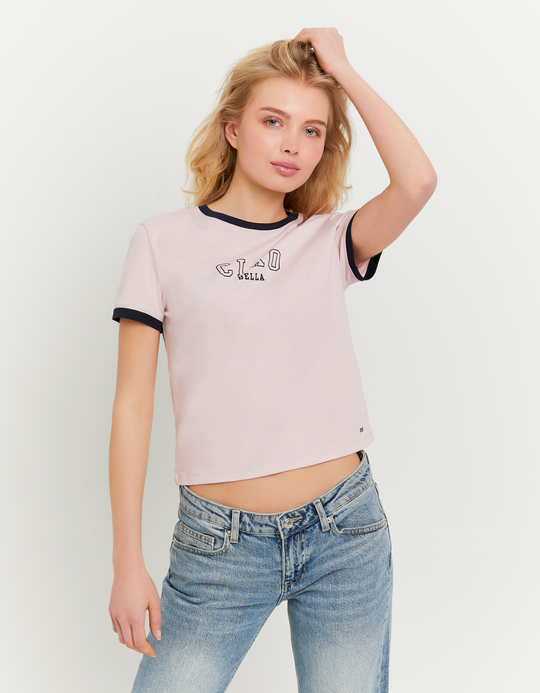 TALLY WEiJL, Pink Printed T‑shirt for Women