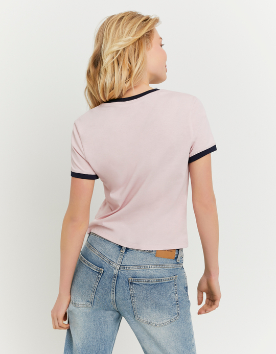 TALLY WEiJL, Pink Printed T‑shirt for Women