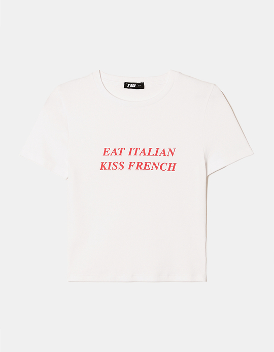 TALLY WEiJL, T-shirt Printed Λευκό for Women