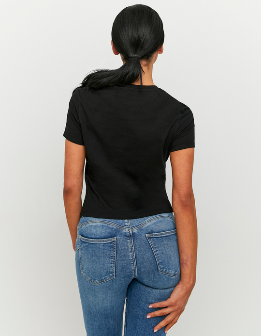 TALLY WEiJL, Schwarzes Basic T-Shirt for Women