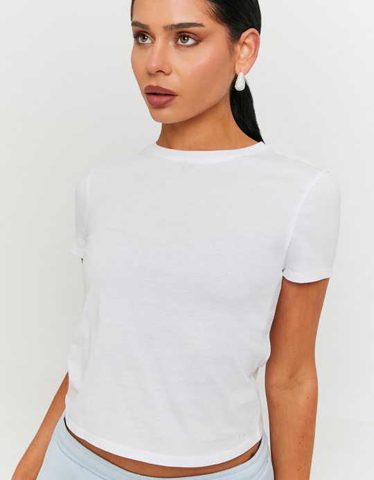 TALLY WEiJL, White Basic T-shirt for Women