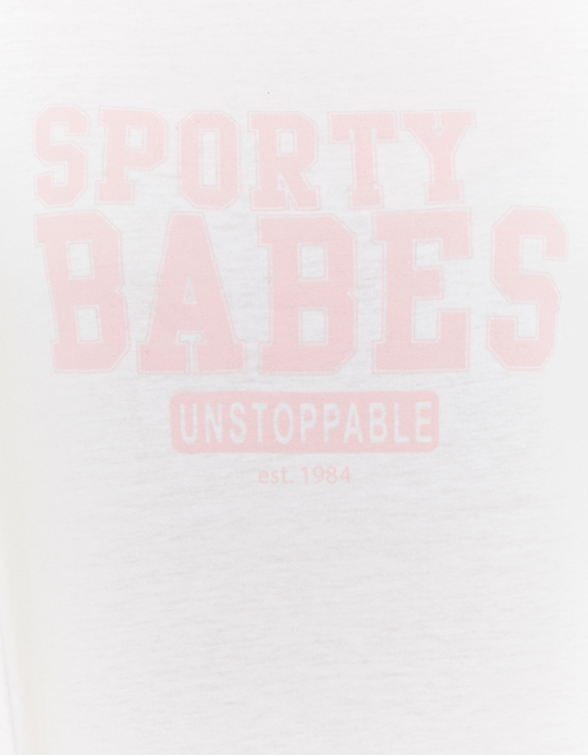 TALLY WEiJL, White Printed T-Shirt for Women