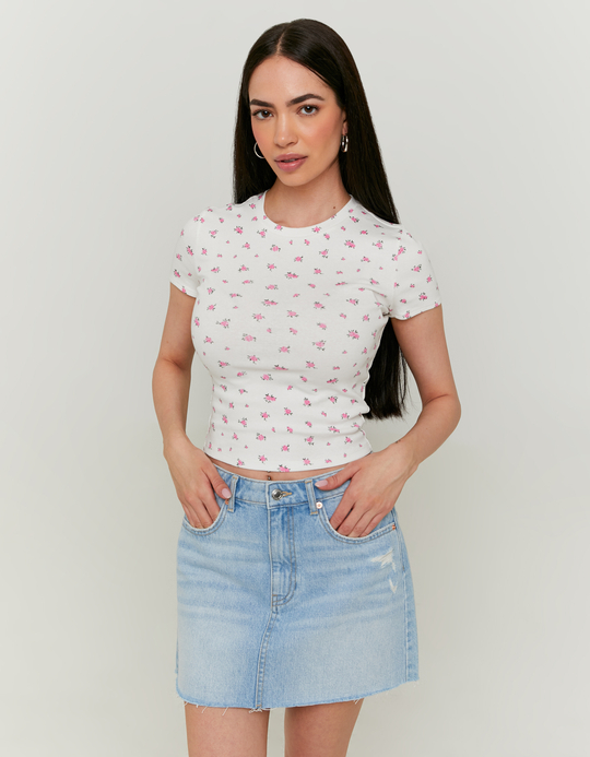 TALLY WEiJL, Maglietta Basica a Fiori for Women