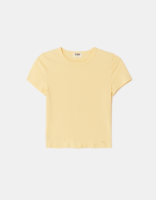 TALLY WEiJL, Żółty T-shirt for Women
