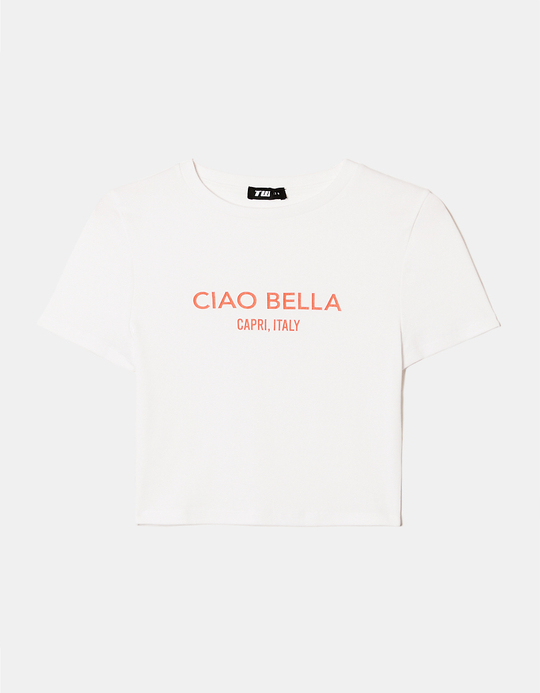 TALLY WEiJL, T-shirt Printed Λευκό for Women