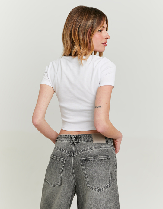 TALLY WEiJL, T-shirt Λευκό με στάμπα for Women