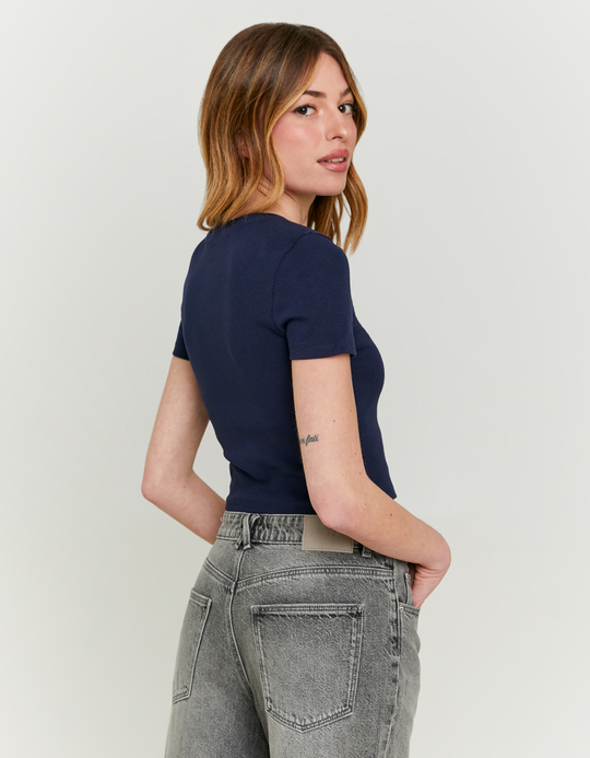 TALLY WEiJL, T-shirt Μπλε με στάμπα for Women