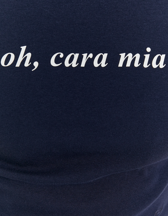 TALLY WEiJL, T-shirt Μπλε με στάμπα for Women
