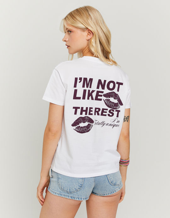 TALLY WEiJL, T-shirt Oversize Λευκό for Women