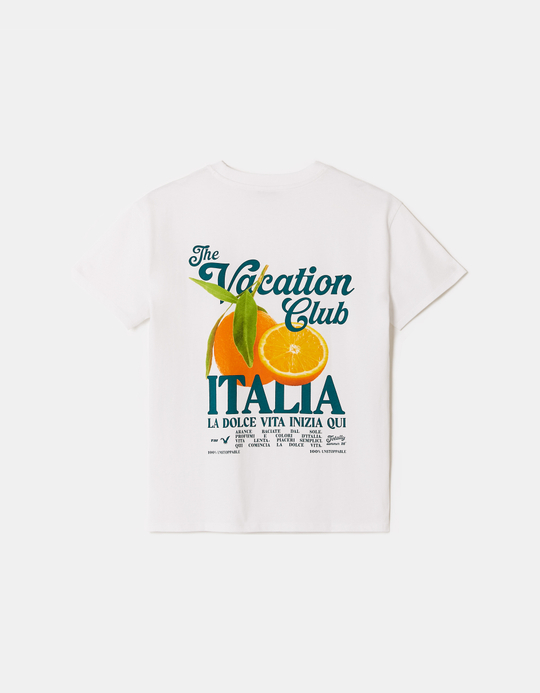 TALLY WEiJL, White Printed T-Shirt for Women