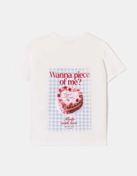 TALLY WEiJL, Weisses bedrucktes T-Shirt for Women