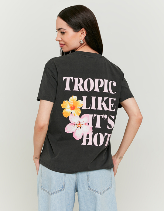 TALLY WEiJL, T-shirt Γκρι Σκούρο for Women