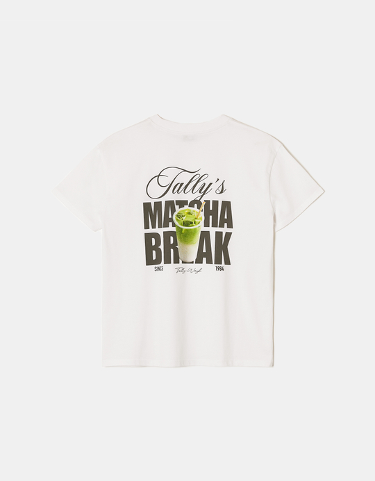 TALLY WEiJL, T-shirt Oversize Λευκό με στάμπα for Women