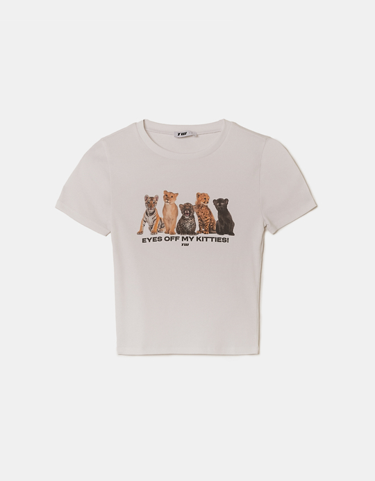 TALLY WEiJL, T-Shirt Λευκό for Women