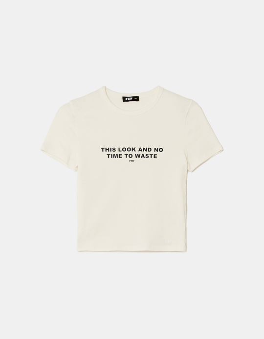 TALLY WEiJL, White Printed T‑shirt for Women