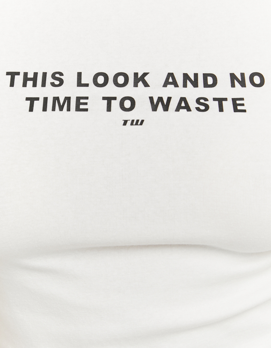 TALLY WEiJL, White Printed T‑shirt for Women
