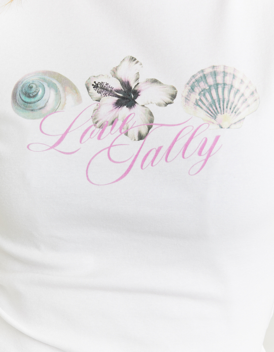 TALLY WEiJL, T-shirt Λευκό με στάμπα for Women