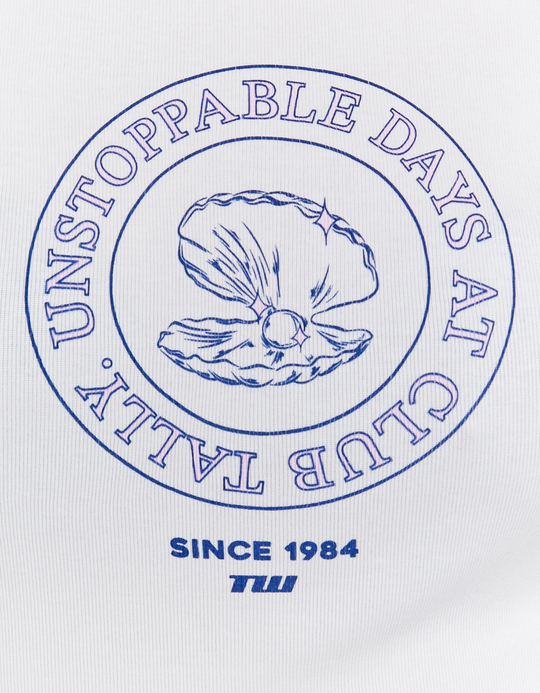 TALLY WEiJL, T-shirt Λευκό με στάμπα for Women