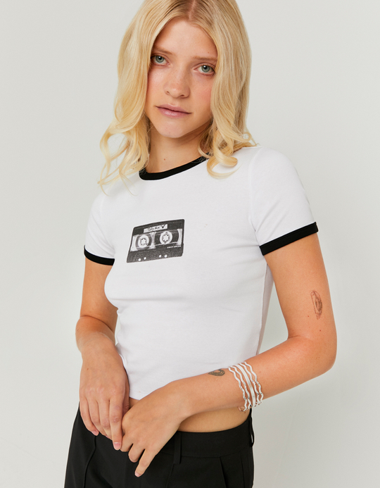 TALLY WEiJL, T-Shirt Λευκό for Women