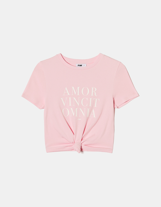 TALLY WEiJL, T-shirt Ροζ με στάμπα for Women