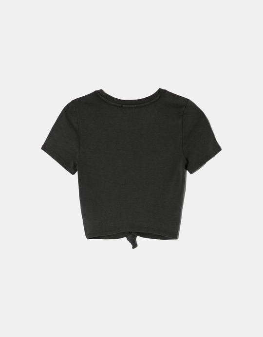 TALLY WEiJL, Dark Grey Knotted T-shirt for Women