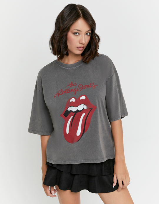 TALLY WEiJL, T Shirt Gris Imprimé for Women