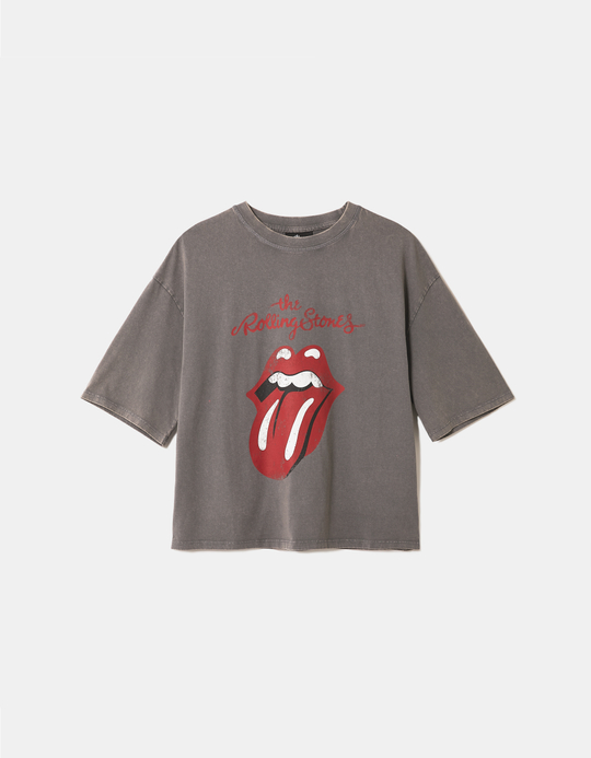 TALLY WEiJL, Grey Printed T Shirt for Women
