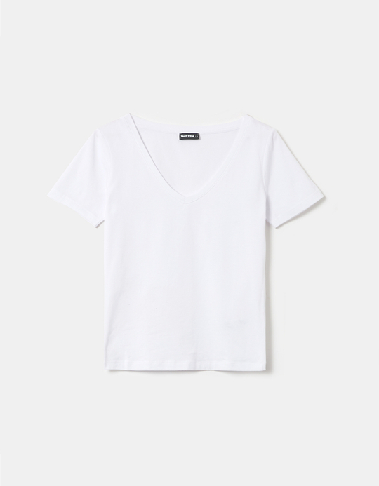 TALLY WEiJL, Weißes Basic T-Shirt  for Women