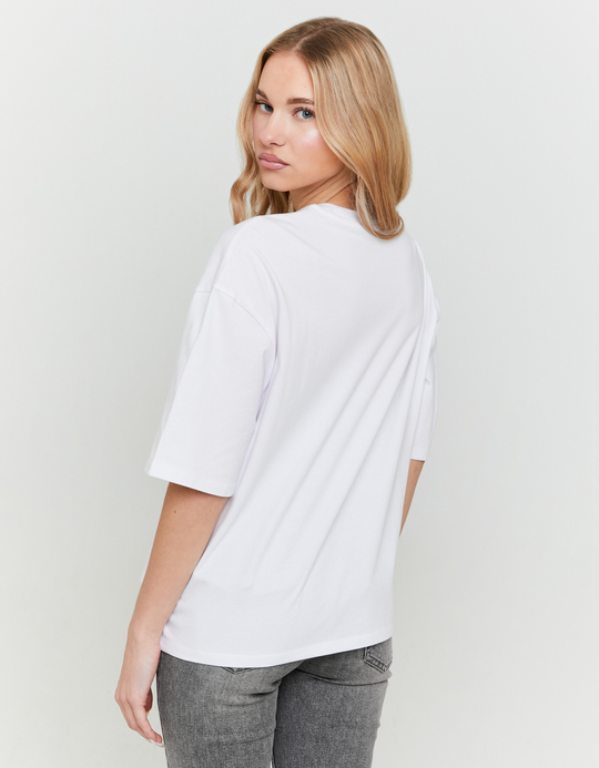 TALLY WEiJL, T-Shirt Blanc Imprimé for Women